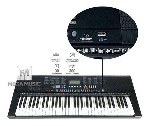 Teclado musical mxt m-t3000 300 timbres 5463 - Teclado Arranjador